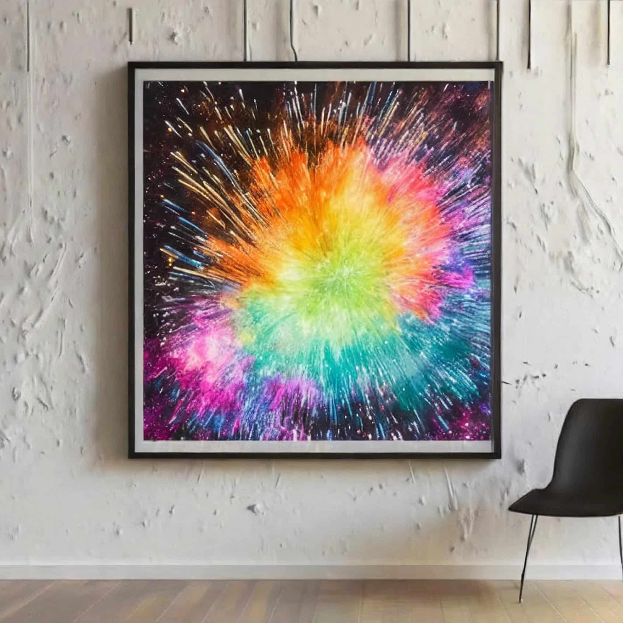 Foto-Acrylblock in Farbe